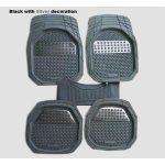 5PCS Shiny Black Car Mat