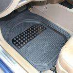 5Pc Shinny Grey car floor mat