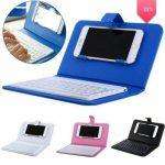 Multifunctional Bluetooth Keyboard and Leather Case Pouch Cover