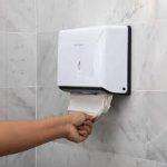 Hand paper towel dispenser