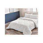 White Stripped Binded Duvet Set