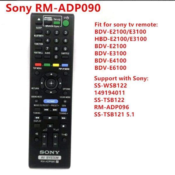 Sony RM-ADP090 AV System Home Theater Remote Control For BDV-E2100/E3100 HBD - Image 2