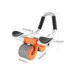 Rebound Ab Roller Wheel With Elbow Support And Timer